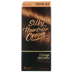 SILKY HAIR COLOR CREAM ORANGE BROWN